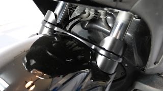 Install SuperBrace Fork Stabilizer on a Honda Goldwing F6B [upl. by Alleber]