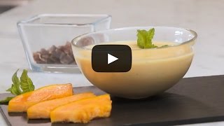 Gazpacho de papaya con yogur y menta  Receta Alimenta Sonrisas [upl. by Gnof]