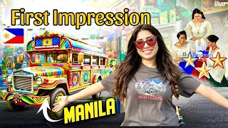 FIRST IMPRESSION OF PHILIPPINES 🇵🇭 MANILA [upl. by Atikal99]