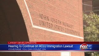 Federal court hearing challenging Trump admins immigration policies continues [upl. by Penni]