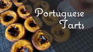 Make Pastéis de Nata Portuguese Egg Tarts at home [upl. by Cordelia583]