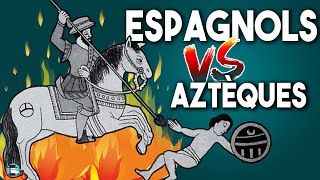 40 000 Aztèques VS 500 Espagnols  Noche Triste et bataille d’Otumba [upl. by Anaujahs412]