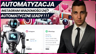 Najlepszy sposób na automatyzację wiadomości na Instagramie LiveChat Zbiera Leady  ManyChat [upl. by Ardnaxela151]