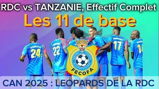 💥RDC vs TANZANIE  Onze Entrant [upl. by Illah737]