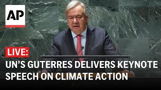 LIVE UN chief Antonio Guterres speaks on climate change [upl. by Caruso]