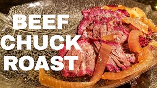 How to Cook a Chuck Roast  Pellet Smoker  Pit Boss KC Combo [upl. by Trutko]