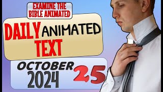 JW DAILY ANIMATED TEXT 🔵 CONTINUE MAKING PROGRESS ✅ EXAMINE THE BIBLE ANIMATED [upl. by Gretchen]