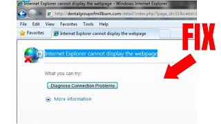 How To Fix Internet Explorer Cannot Display The Webpage [upl. by Orfurd]