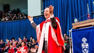 Roberto Benigni Convocation 2015 Honorary Degree recipient [upl. by Aysahc]