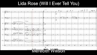 Lida Rose Will I Ever Tell You  Brass Quartet With Accompaniment [upl. by Annabela]