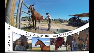 Angst vorm Wasserschlauch  Unser Weg zur ersten Dusche 🐴 [upl. by Irmina]