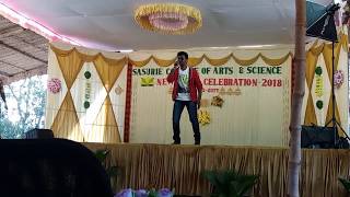 Hiphop Meesaya Muruku ragging rap song singing performance by Thangaraj raju [upl. by Sausa]