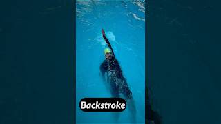 Beginner BACKSTROKE New swimming drill swimlikepro backstroke swimming swimmingpool [upl. by Einatsed587]