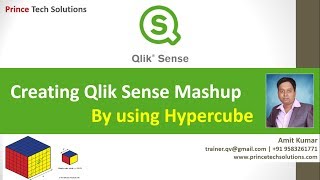 Qlik Sense Tutorial  Creating Qlik Sense Mashup by using Hypercube [upl. by Lanevuj367]