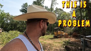 BROKEN DOZER STOPS EVERYTHING tiny house homesteading offgrid cabin build DIY HOW TO tractor [upl. by Siskind]