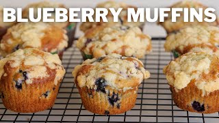 Blueberry Muffins Recipe [upl. by Damahom630]