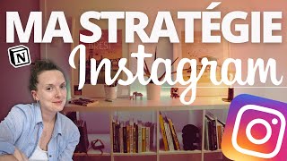 Ma stratégie Instagram  Comment organiser son contenu Instagram sur Notion  Template Notion [upl. by Slavin300]