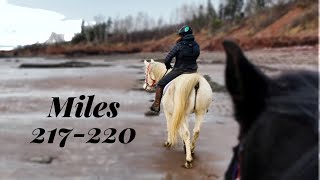 Winter Horseback Riding Begins  Journey to 100 Miles  GoPro [upl. by Einafit31]