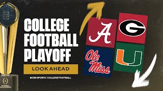 CFP Rankings Lookahead Week 12 Alabama shows dominance Georgia set to FALL after their loss [upl. by Odnama]