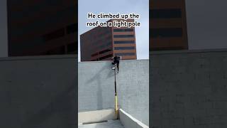 He climbed up the roof funny [upl. by Edny]