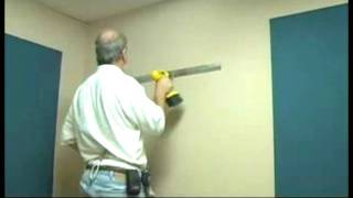 How to Install Acoustical Wall Panels Using Zbar [upl. by Attenej]