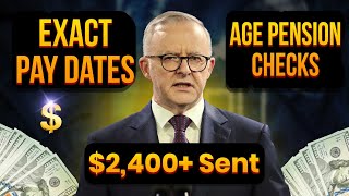 SERVICE AUSTRALIA 2024 EXACT PAY DATES 2400 AGE PENSION CHECK LANDING IN BANKS  FOR SENIORS [upl. by Aitnwahs]