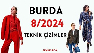 Burda 82024 Teknik Çizimler [upl. by Christean]