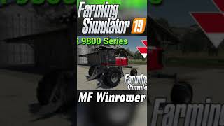 Massey Ferguson Windrower In FS19 [upl. by Repsaj]