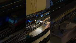 All Tain Model Night View   viralvideo modeltrains toytrain [upl. by Eltsirc]