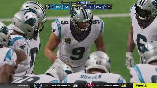 Madden NFL 24 Panthers franchise Battle Of The Diggs Brothers [upl. by Gunther]