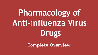 Pharmacology of Antiinfluenza Virus Drugs Complete Overview ENGLISH  Dr Shikha Parmar [upl. by Zea795]