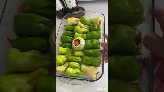 FIRINDA DOLMA BİBER TARİFİ👌🫑 [upl. by Niwhsa727]