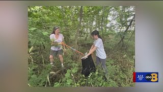 Volunteers transform litter into art at Pony Pasture [upl. by Beitch]