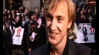 Tom Felton red carpet interview [upl. by Ahsitil390]