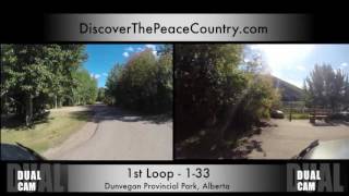 Dunvegan Loop1 Campground  Dunvegan Provincial Park VIDEO [upl. by Juliette893]