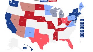 2024 Senate Map Prediction February 2024 [upl. by Adna]