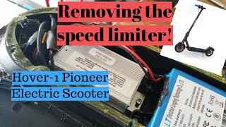 Speed Limiter Removal Hover1 Pioneer Electric Scooter speedhack [upl. by Carnahan]