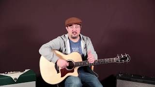 Super Easy 3 chords song Beginner Acoustic Guitar lesson [upl. by Karlin]