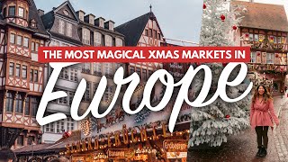 ARE THESE THE BEST CHRISTMAS MARKETS IN EUROPE  44 Magical European Xmas Markets to Visit [upl. by Nylsirk]