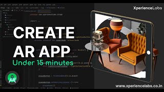 Create AR app in Android Studio under 15 minutes  Beginners Tutorial [upl. by Kciderf]