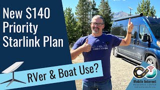 Starlink’s New LowerCost 140mo Priority Data Plan – A Surprisingly Intriguing RV amp Boat Option [upl. by Latsyek]