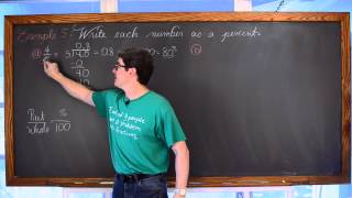 Introduction to Percents 8 Ex Convert between Decimal amp Percent and Word Problems [upl. by Anoek]