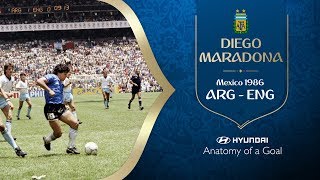 Diego Maradona Goal of the Century  Argentina v England  1986 FIFA World Cup [upl. by Georgette164]