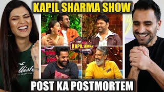 KAPIL SHARMA SHOW  RRR Team  Post Ka PostMortem  NTR Ram Charan Alia Bhatt Rajamouli REACTION [upl. by Vani]