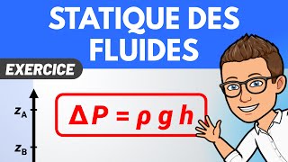 Statique des fluides ✏️ Exercice  1ère  Physique Chimie [upl. by Nonarb458]