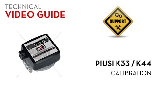 Piusi K33  Calibration [upl. by Roselani]