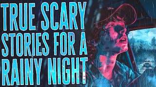 Over 2 Hours of Scary Stories for Sleep  Rain Sounds  Black Screen Compilation [upl. by Holman733]