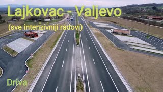 Lajkovac  Valjevo snimak radovanovi radovi i radovi na sredjivanju puštene deonice [upl. by Navad]