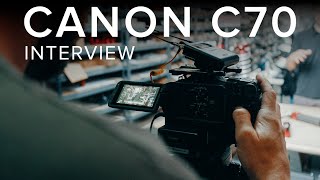 CANON C70 INTERVIEW  Canon R3  DJI Inspire 3  Behind the Scenes [upl. by Lenzi911]