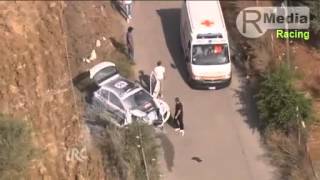 2012 IRC Rally Sicilia Fatal ACCIDENT GARETH ROBERTS aftnernoon [upl. by Ezarras]